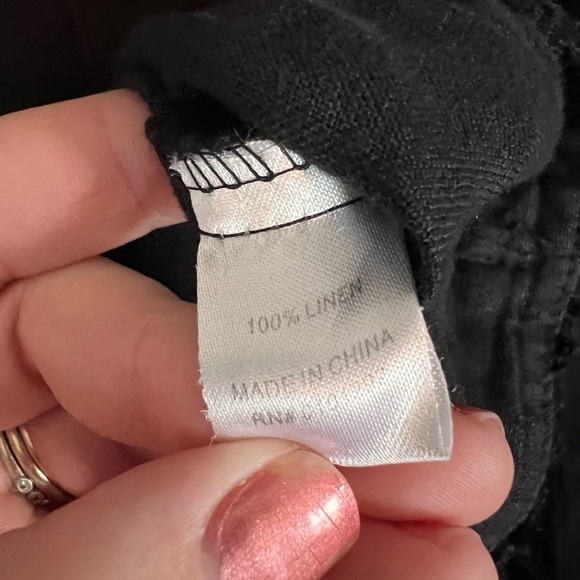 Lulu-B Women’s Linen Travel Jacket in Black size XL - Picture 6 of 9